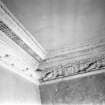 Interior.
Detail showing frieze over staircase.