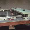 Glasgow Airport, Abbotsinch.
View of model of terminal building and apron.