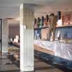 Glasgow Airport, Abbotsinch.
View of interior of terminal building showing bar under construction.