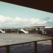 Glasgow Airport, Abbotsinch.
View of aeroplane apron.