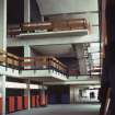 Glasgow Airport, Abbotsinch. 
View of interior showing East galleries.