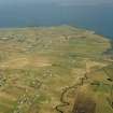 General oblique aerial view centred on the crofting township, taken from the WNW.