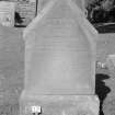 Digital copy of photograph of headstone commemorating Emily Carter and Harriett Kirey,  died 1872.
Survey no. 17
