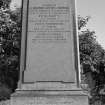 Digital copy of photograph of headstone commemorating Alexander Maxwell Whytock, died 1861, Selina Maxwell, hid daughter, died 1898, Jessie Demetriades, his daughter, died 1900 and Isabell McCrie, wife, died 1900.
Survey no. 21
