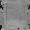 Digital copy of photograph of headstone commemorating John Darge, died 1833, his wife Catherine Watt, died 1838 and their grandson Peter Watt, died 1868.
Survey no. 37
