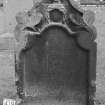 Digital copy of photograph of headstone commemorating John Bolto, d.1739 and Alison Bolto, his daughter, d.1728.
Survey no. 49
