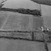 Oblique aerial view centred on the cropmarks of a circular enclosure at Ardmorn, looking to the SSE.