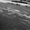 Oblique aerial view centred on the excavation of the timber hall at Balbridie, looking to the NW.