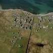 Oblique aerial view centred on Balivanich village, Benbecula, taken from the S.