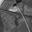 Oblique aerial view centred on the cropmarks of the Roman Temporary Camp, linear features, enclosure, pits and rig at Gilrivie with the farmstead adjacent, looking to the WNW.