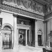 Photograph showing interior of telling hall of Bank of Scotland, St Andrew Square