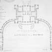 Engraving showing general first floor plan.
Insc: "Generall Plan of the first Floor of Duff House. Gul: Adam im : et delin. R: Cooper, Sculp''.