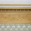 Ground floor, parlour, cornice and Tynecastle canvas frieze, detail