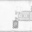Photographic copy of pen and ink 1":8' plan of lower church.