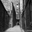 General view of Borthwick's Close looking North towards High Street