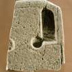 View of reverse of fragment of cross-slab (St Vigeans no.30/1).