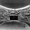 Festival of Britain, Exhibition of Industrial Power, Hall of Power.
Clay model of coal cliff sculptural mural.