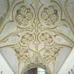 Interior. View of vaulted hall ceiling
