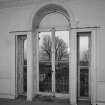 Interior.
Detail of central window in central apartment on first floor.