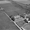Oblique aerial view of the Earl's Palace, Birsay.