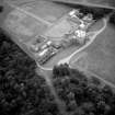 Hopetoun House.
Aerial view from South East showing house and part of the parterre.