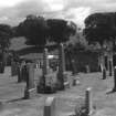 General view of kirkyard.
