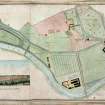 Aberdeen, Grandholm Works.
Plan of Grandholm Works on River Don.
Insc: 'Plan Of Grandholm Works On The River Don Belonging To James Hadden Esq Of Persley And His Sons Under The Firm Of Leys Masson & Co. Aberdeen.'