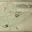 Aberdeen, Grandholm Works.
Photographic copy of part of plan of Grandholm Works on River Don.
Insc: 'Plan Of Grandholm Works On The River Don Belonging To James Hadden Esq Of Persley And His Sons Under The Firm Of Leys Masson & Co. Aberdeen.'