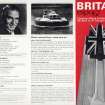Leaflet for British pavilion including programme of events.