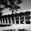 View of Physics Building from W.