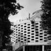 View of Meeting House under construction.