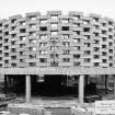 View of Meeting House under construction.