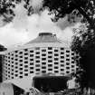 View of Meeting House under construction.