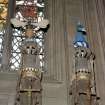 Thistle Chapel, interior, view of crests.