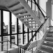 Detail of undergraduate staircase in agricultural science building.