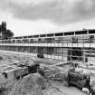 General view during construction of mechanical and civil engineering laboratory.