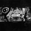 Festival of Britain, Exhibition of Industrial Power, Hall of the Future.
Proposed scheme for atomic mural.