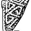 Scanned ink drawing of Pictish cross-slab fragment, (St Vigeans no.26).