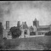  View from the south west of the Bishop's Palace and  Saint Magnus Cathedral, Kirkwall.