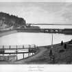 Copy of photographic view of Mugdock Reservoir, Gauge Basin and Measuring Pond