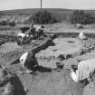 Excavation photographs: general views of 'ring cairn' excavation.