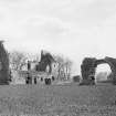 Historic photograph showing general view of ruin.