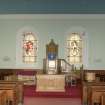 Interior. View from N of pulpit and communion table