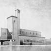 Scanned copy of image from annual report of Miners' Welfare Fund, 1934, Figure 3, Cardowan Colliery Baths, Lanarkshire.