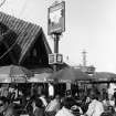 General view of The Bulldog pub in the La Ronde area at Expo 67.