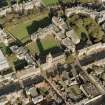 Oblique aerial view centred on the college and church, St Andrews, taken from the SSW.