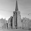 Glasgow, 651-679 Old Shettleston Road, Eastbank Church.
General view from South.