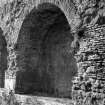 Detail of blind arcade in the Aurelian Wall.