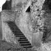 View of steps in the Aurelian Wall.