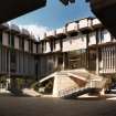 View of Courtyard and ceremonial stairway.